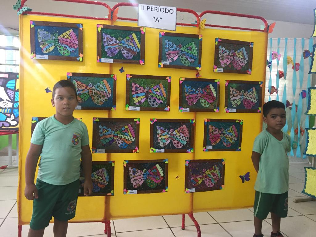 CMEI Izidória Quirino de Porto Nacional realiza Mostra Criança faz Artes e renomado artista plástico participa da programação