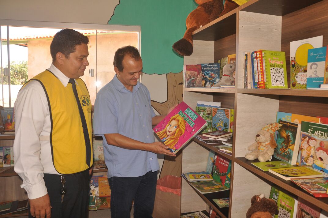 Escola Jacinto Bispo de Luzimangues recebe moderna Biblioteca com apoio do Projeto Mãos que Ajudam 2