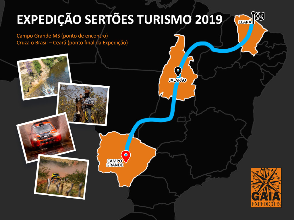 expedicao sertoes turismo 2019 mapa